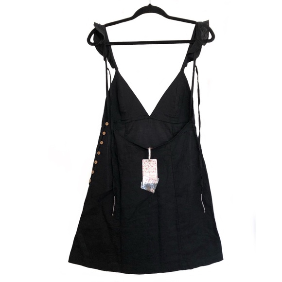 ❗️Free People Endless Summer Minidress Black XS - Picture 3 of 7